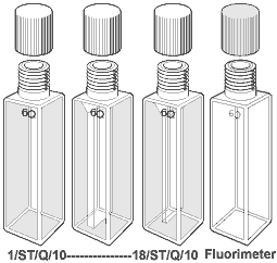 Rectangular Cells with small screw cap