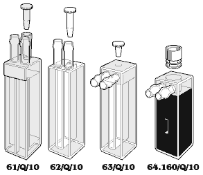 Constant Temperature Cuvettes, Semi & Sub micro
