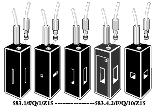 Fluorimeter Cells, Type 583F flow through